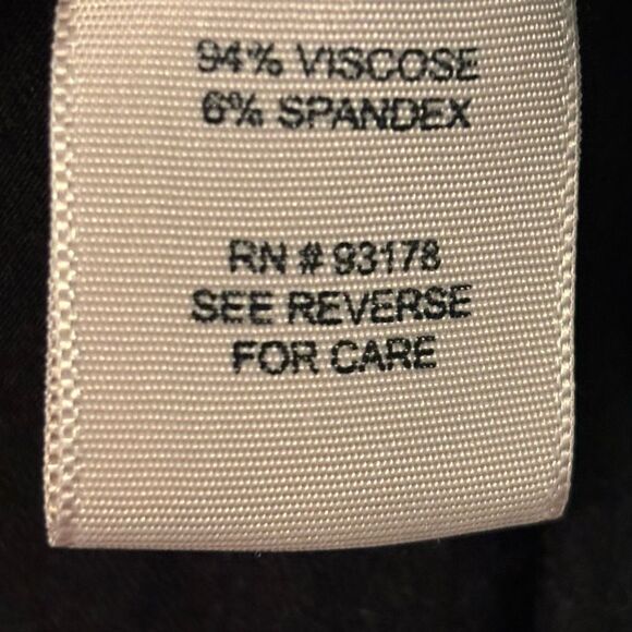 Philosophy 1X black soft boatneck short sleeve hi lo tunic long side vents - Picture 7 of 8